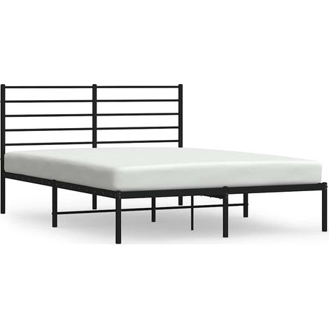 Maison Exclusive - Estructura cama sin colchón con cabecero metal (1/5)