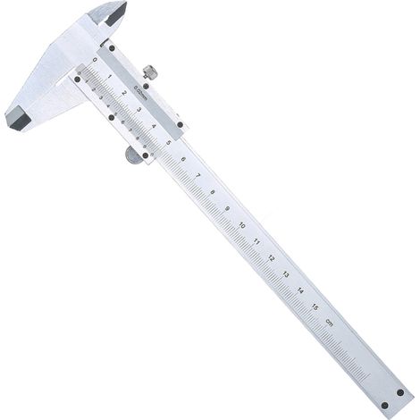 Professioneller Edelstahl-Messschieber 0-150 mm, Innen- und Außentiefenmessgerät, Stufenmikrometer.
