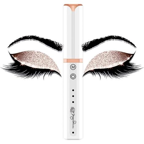 TrAdE Shop Traesio - Piegaciglia Elettrico Riscaldato Ricaricabile Usb Trucco Portatile Bellezza Make Up - (1/5)