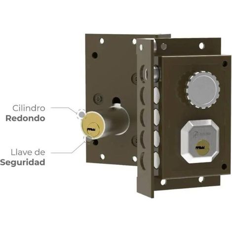 Cerraduras de sobreponer derecha con tirador c911 dr c-c911d dorcas (1/2)