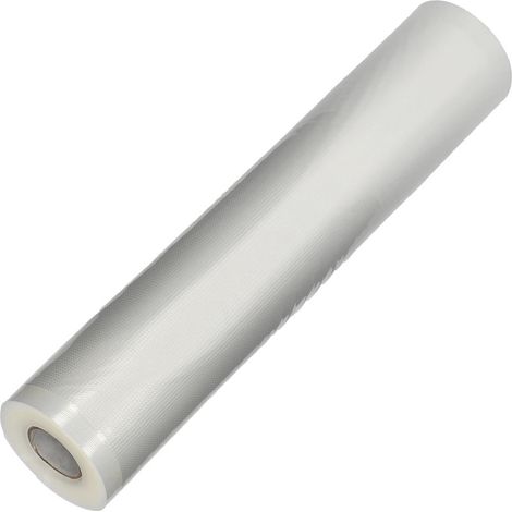 Foglio zigrinato in una manica per macchina sottovuoto 28x600 cm Brownin