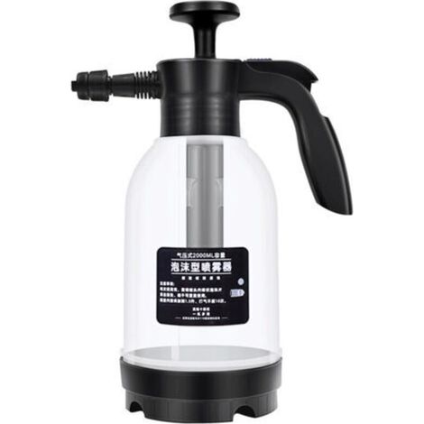 Pulvérisateur Mousse - 2 L - Pour Lavage Voiture Et Jardinage - Mode Mousse Et Jet - Noir Blanc (1/5)