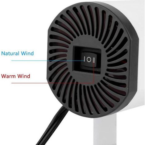 Plastic blanc 12V 200W Car Heater Chauffage de voiture et Dégivrage de voiture Dégivreur Désembuage de Pare-Brise Portable (1/5)