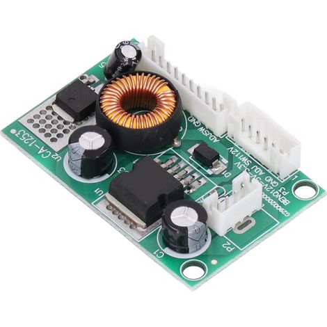 Deux cartes d'alimentation LCD PCB avec modules de conversion de tension, chacune avec trois interfaces : 12V à 5V/3,3V. (1/5)