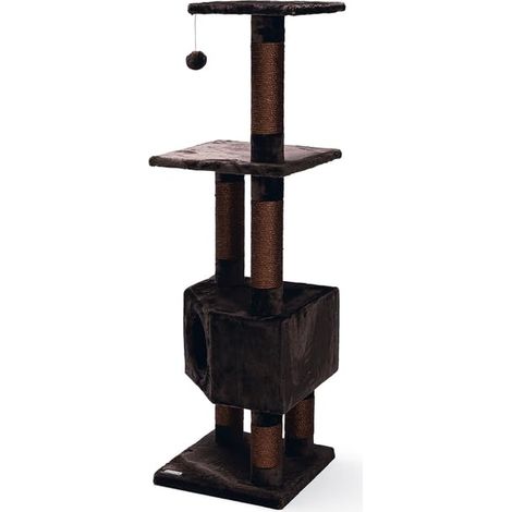 Arbre à Chat, Marron, 40 x 40 x 135 cm (1/5)