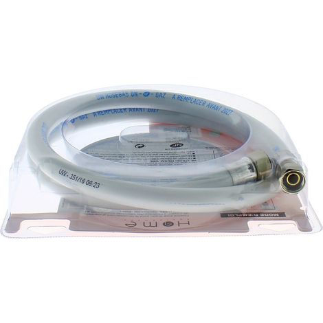 Tuyau gaz naturel 1,50m validité 10 ans pour Cuisiniere et Plaque de cuisson 95307 pour Cuisinière (1/2)
