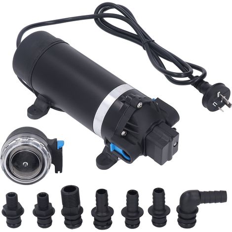Pompe de surpression 121W 1.35GPM grand débit 9,5m hauteur d'aspiration micro pompe à membrane auto-amorçante, prise AU 230V (1/5)