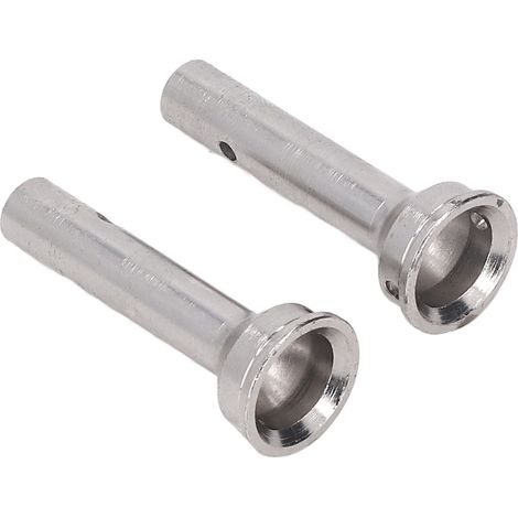 Satz mit 2 CVD-Stahlachsen, 8 mm Durchmesser, für ARRMA RC-Cars der Serien 1/7 und 1/8 (silber) (1/5)