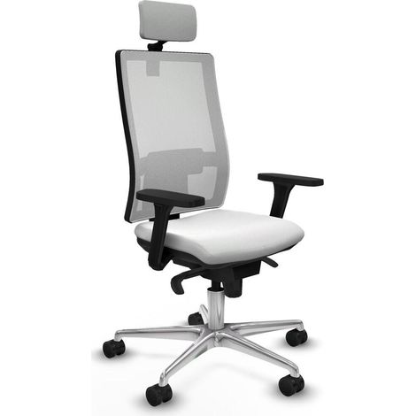 Piqueras y Crespo Chaise de bureau blanc confortable moderne
