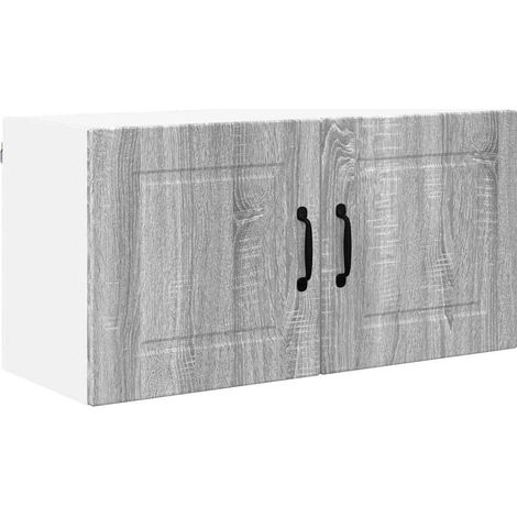 Meuble mural de cuisine,Armoire de cuisine avec porte Gris Sonoma 80 x 31 x 40 cm CFW33789 (1/5)