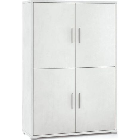 mobile 4 ante ossido bianco, 108x41x161 cm (1/5)