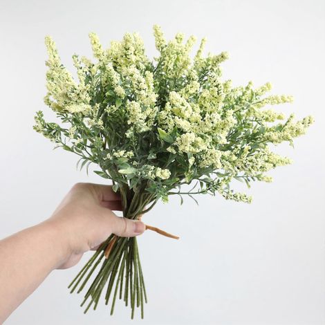 Fleurs artificielles, plantes, compositions florales en soie, mariage (1/4)