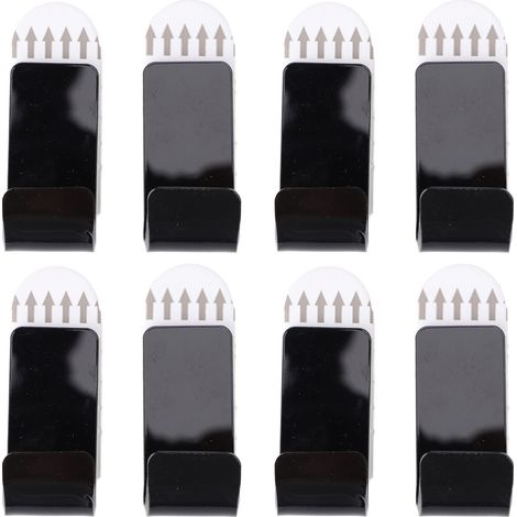 Lot de 30 supports muraux pour vinyles en plexiglas sans perçage étagère flottante pour livres et magazines noir (1/5)