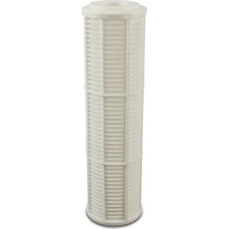 Filtre à Eau 10 Pouces en Nylon et Gaze de Polyester - Cartouche Filtrante à 60 Microns pour Filtration Efficace et Durabilité Maximale, Remplacement Rapide Sans Outils