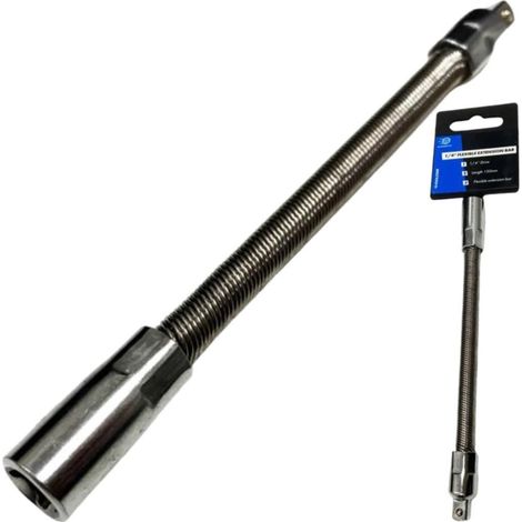 Toolzone 1/4" Flexible Extension Bar 6" Socket Driver Wrench Adaptor
