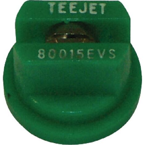 Boquilla est谩ndar simple chorro plano TP 80掳 015 verde acero inoxidable TeeJet TEEJET TP80015EVS
