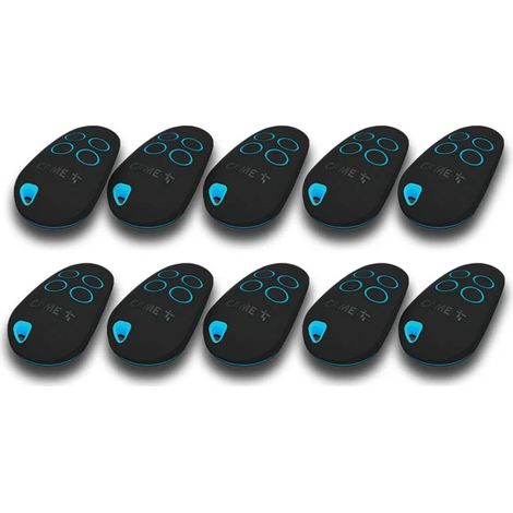 Émetteur rolling code 4 canaux 433,92 MHz – Télécommande pour motorisations – Compatible avec systèmes CAME – Lot de 10 pièces (1/3)