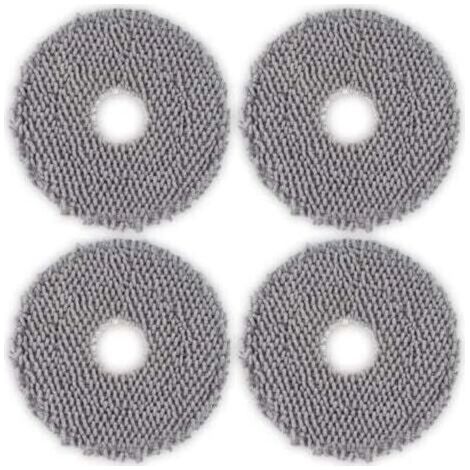 Paquete de 4 paños de limpieza de repuesto para las aspiradoras robot Plus 505 Combo y Plus 405 Combo. Accesorios incluidos. (1/4)