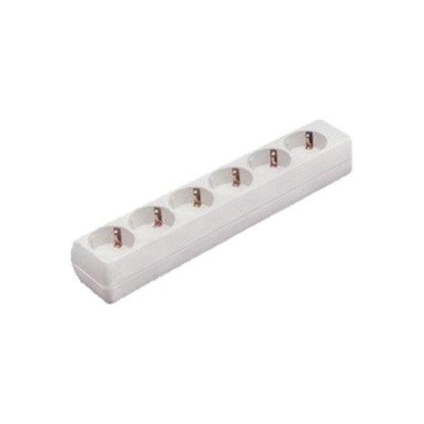 BACHMANN SMART 6xCEE7/3 blanc sans câble d'alimentation, 381.246K