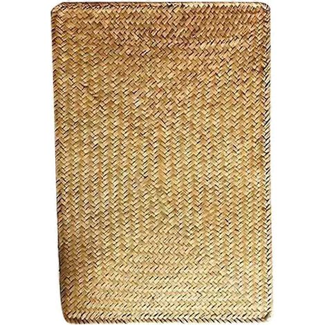 Set de table tissé kaki pour table à manger (1/5)