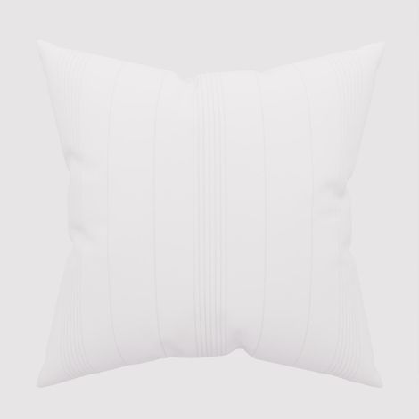 Housse de coussin 60x60 cm ADELE blanc, par Soleil d'Ocre