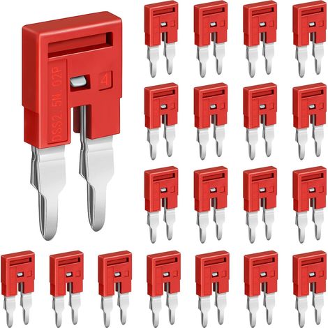 CCYKXA20 pièces DSS2.5N-02P Din Rail Bornier Press Fit Jumper DK2.5N DK2.5N-BL 2 pôles (1/5)
