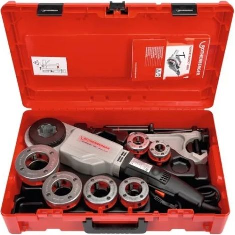 ROTHENBERGER SUPERTRONIC 2000-Set, filettatrice NPT, 1/2-2", 230V - 71257 (1/5)