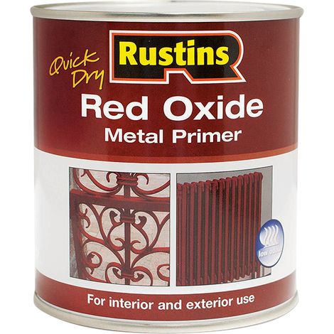 Rustins REDOW5000 Quick Dry Red Oxide Metal Primer 5 litre RUSROMP5LQ (1/3)