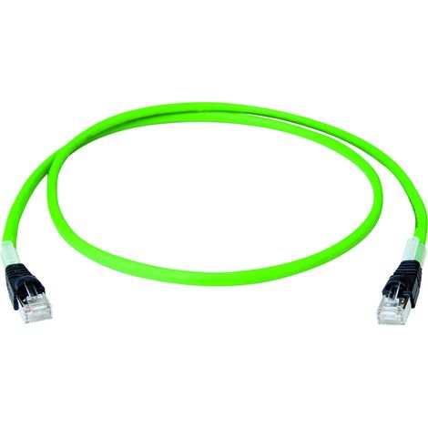 Telegärtner 100017343 RJ45 Netzwerkkabel, Patchkabel CAT 6a S/FTP 7.5 m  mit Knickschutztülle 1 St.
