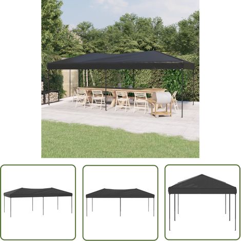 Grillfeier - vidaXL Partyzelt Faltbar Anthrazit 3x6 m - Familienfeier (1/5)