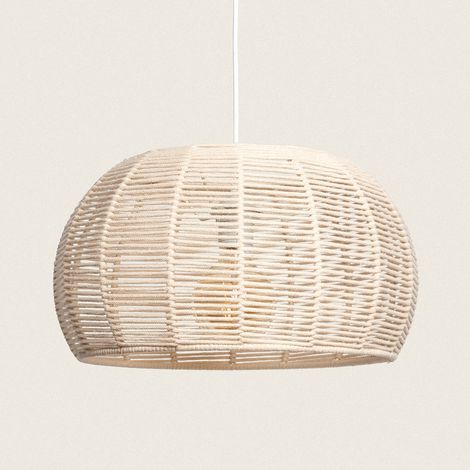 Pendelleuchte Baumwollseil Gazania Beige