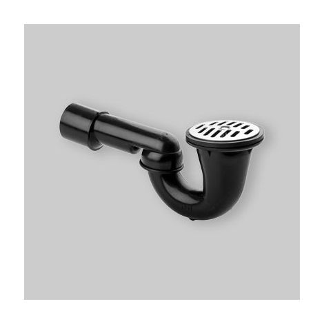 Sifone Doccia Girevole Tipo Basso "Wavin" Griglia Inox 80 Uscita 40 - 50 (1/2)