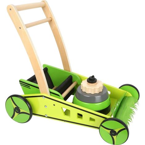 Tondeuse à gazon en bois, Jeu de rôle actif Jouets, Multicolore (1/5)