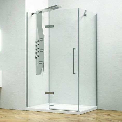 Box doccia 70x80 lato anta battente 70cm e laterale fisso 80cm KT5000 kamalu