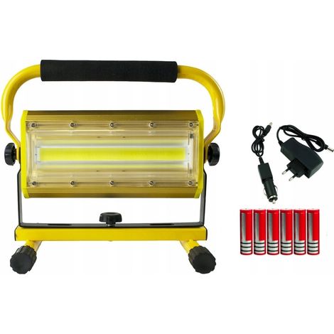 LÁMPARA HALÓGENA LED A BATERÍA PORTÁTIL 100W (1/3)