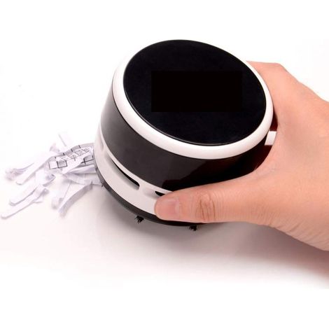 Irovami Mini aspirateur de table portable sans fil multifonction pour la maison, le bureau, la voiture et les poils d'animaux (pile non incluse) (1/5)