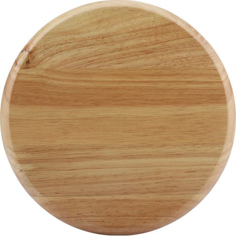 Plateau rond en bois pour thé, sushis, amuse-gueules et fruits, idéal pour la maison et le restaurant (18 x 18 cm). (1/5)