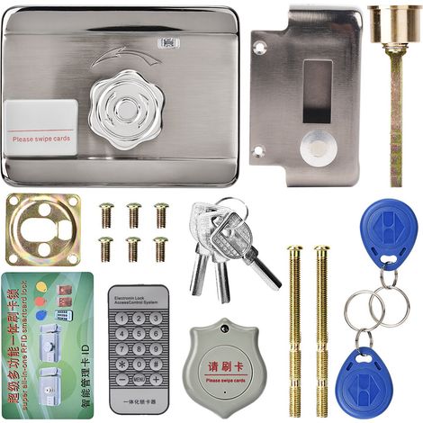 Verrou Électronique 12V avec Télécommande pour Portail Intelligent (1/5)