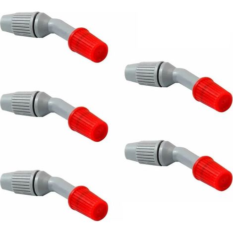 5pcs Spray Nozzles, Garden Irrigation Sprayer Accessories, Sprayer Replacement Parts, for Watering and Cleaning (1/4)