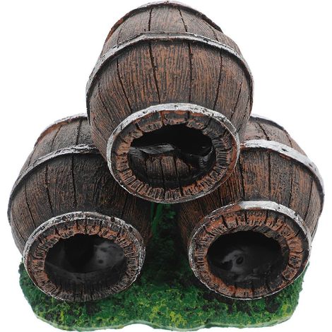 Aquarium Landscaping Resin Bucket Hideout for Shrimp Shelter (1/5)