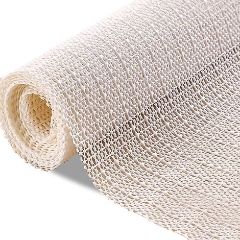 Tapis antidérapant pour tapis, 200 x 200 cm, sous-couche antidérapante en PVC, sous-tapis antidérapant, pour tapis, matelas, tiroirs, étagère, palette (1/5)