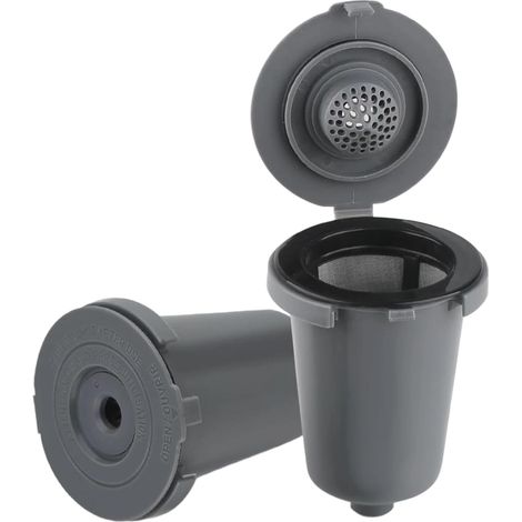 Filtre de remplacement pour 2 réutilisable café Maker filtre remplacement pièces, avec Single Serve Brewing Machines (1/5)