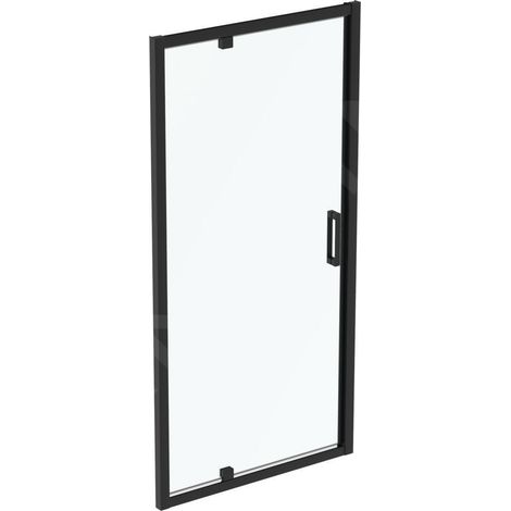 Ideal Standard Connect 2 - Porte de douche pivotante 800 mm, noir / verre clair K9268V3 (1/2)