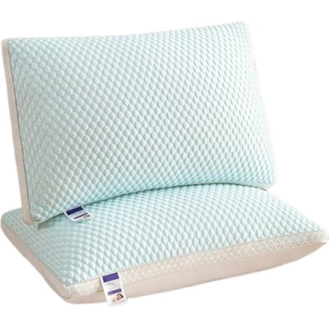 2PCS Oreiller,Mousse mémoire de forme,Réglable,Fraîcheur,Dormeurs sur le côté (1/5)