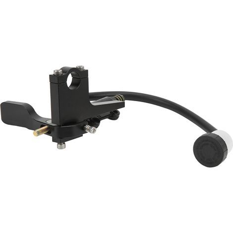 Yctze Pompe à Cylindre de Frein à Pouce de Moto Universelle Noire en Aluminium Oy pour la Modification du Tch, Parfaite pour la Mise à Niveau de la Pompe/cylindre à Levier et à Poignée. (1/5)