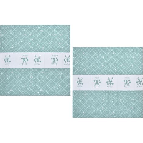 Lot de 2 nappes en PVC imperméables et résistantes à l'huile, faciles à nettoyer et pratiques pour les repas. (1/5)