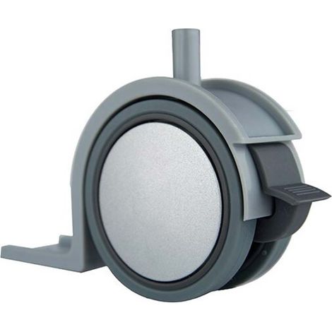 Rueda Mueble Costado Mod.Alicia Gris D-75 C.Freno (1/5)