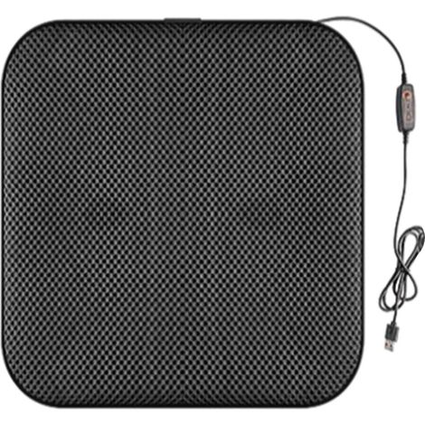 Coussin Rafraîchissant pour Siège Auto Conducteur Tapis de Chaise de Bureau Coussin de Siège Automobile Ventilé pour Chauffeurs, Professionnels de l'Entretien, Camions, SUV, Fourgonne (1/5)