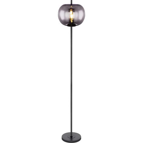 Globo - lampada da terra - Blacky - nero - vetro vetro fumé - Ø (1/4)