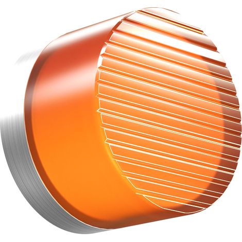 Beneito Faure Applique Led da Parete Oma - 8W, IP65, CCT Switch 2000K/2800K/4000K, Plafoniera da parete in Alluminio Vintage - Ambra